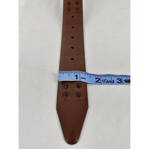 JOHN W. NORSDTROM DESIGNER UNISEX BROWN GENUINE LEATHER BELT – SIZE 42 - Picture 9 of 9